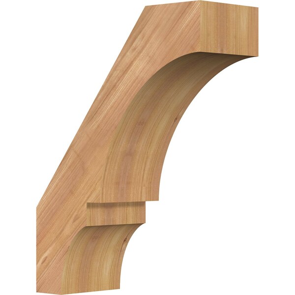 Ekena Millwork 5 1/2"W x 14"D x 18"H Balboa Smooth Knee Brace, Western Red Cedar BRC06X14X18BOA00SWR - main